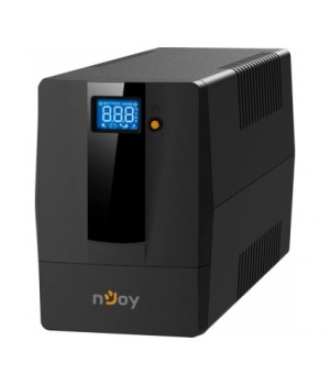Джерело безперебійного живлення NJOY Horus Plus 800 (PWUP-LI080H1-AZ01B) Lin.int., AVR, 2 x евро, USB, LCD, пластик