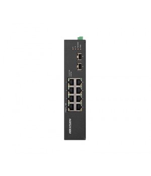 8-портовий некерований POE комутатор Hikvision DS-3T0510HP-E/HS