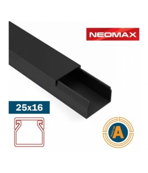 Короб кабельний Neomax Ultra 25х16 black