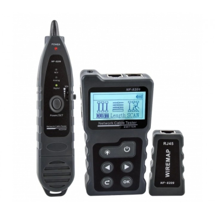 Noyafa NF-8209 кабельний тестер, PoE тестер