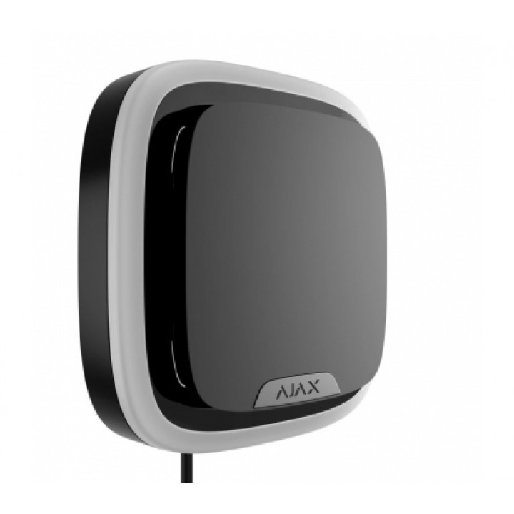 Дротова світлозвукова сирена Ajax Superior StreetSiren Plus Fibra чорна