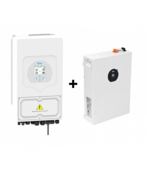 Комплект енергонезалежності 6кВт Deye SUN-6K-SG05LP1-EU-AM2-P + Deye SE-F5 Plus-С 5кВт